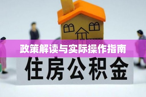 孝南政策解读与实际操作指南