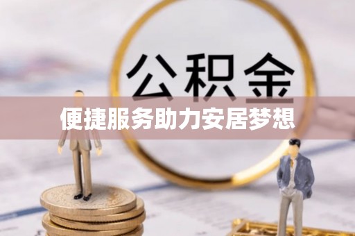 孝南便捷服务助力安居梦想