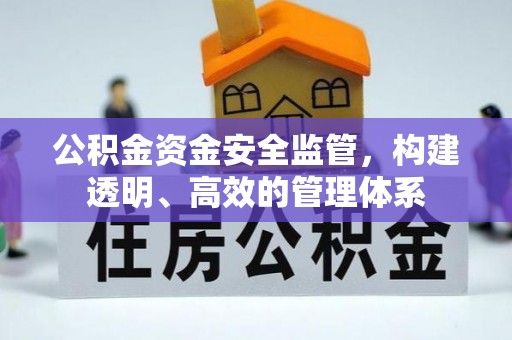 孝南公积金资金安全监管，构建透明、高效的管理体系