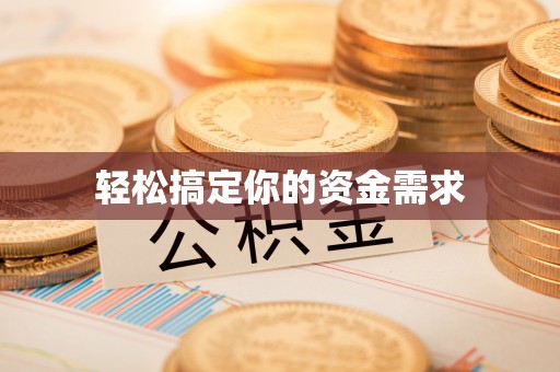 孝南轻松搞定你的资金需求