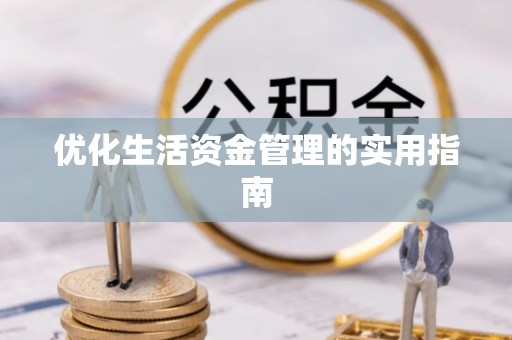 孝南优化生活资金管理的实用指南