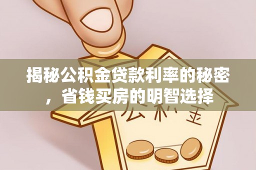 孝南揭秘公积金贷款利率的秘密，省钱买房的明智选择