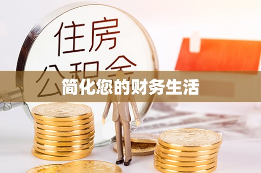 孝南简化您的财务生活